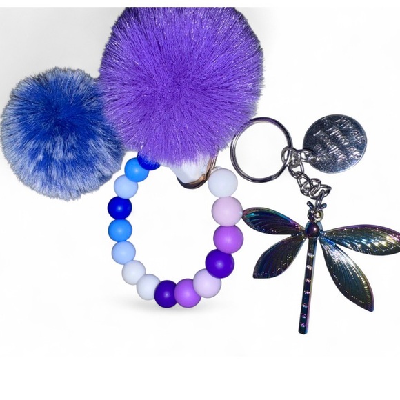 ✨ Mystic Dragonfly Women’s Silicone Beaded Keychain - Picture 5 of 7